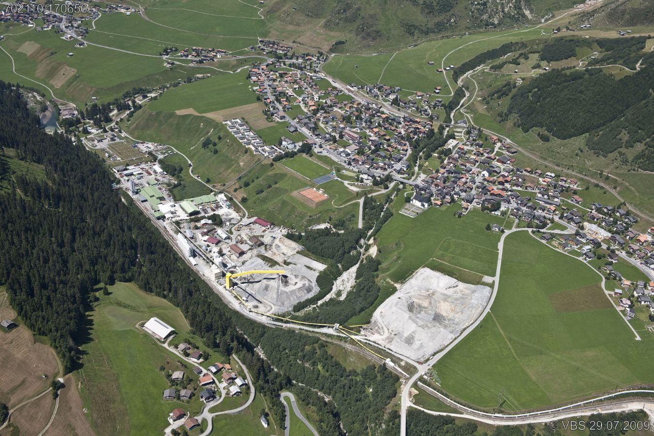 Sedrun, Camischolas, NEAT Baustelle